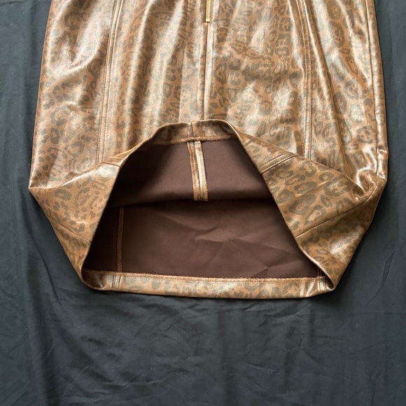 Calvin Klein Metallic Brown Midi Dress - Picture 13 of 13